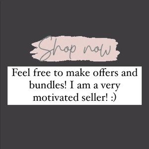 Make offers and bundles!